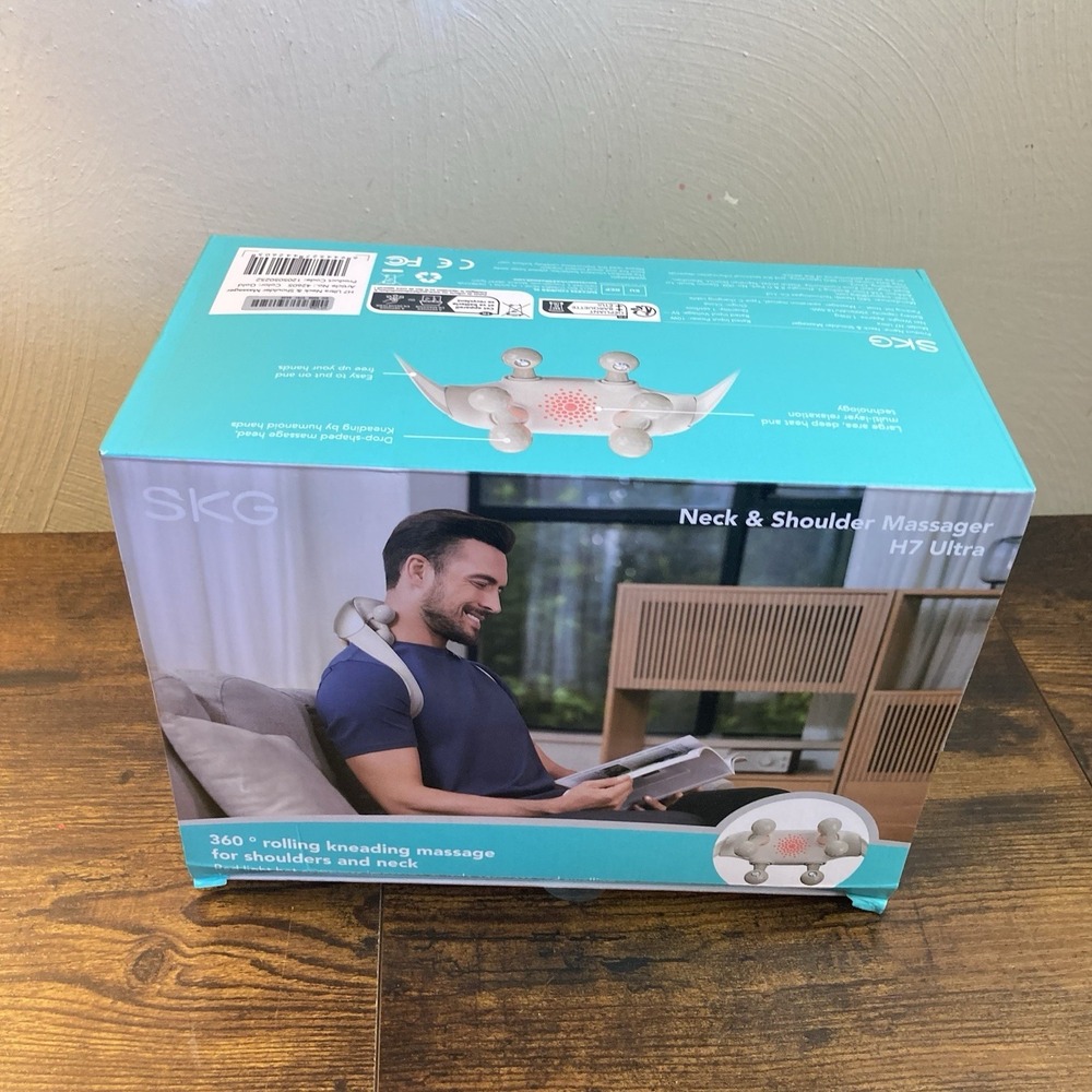 SKG Cordless Neck & Shoulder Massager w/ Heat H7 Ultra E Deep Tissue